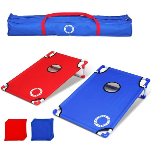 Cornhole set za plažu - 90x60 cm - Red Zone - uključuje 2x4 Cornhole vrećice i torbu za nošenje