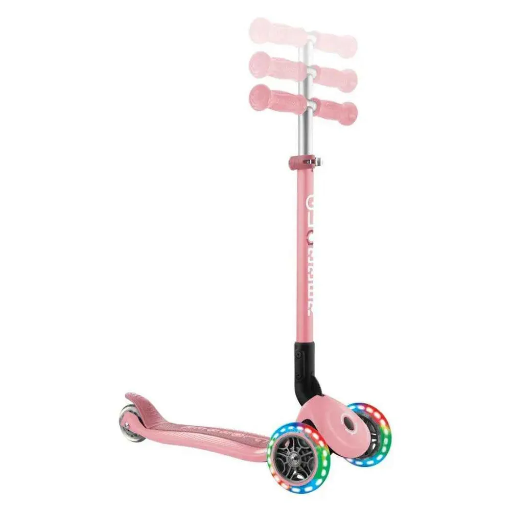 Globber® Dječji skuter s svijetlećim kotačima Primo Pastel Pink