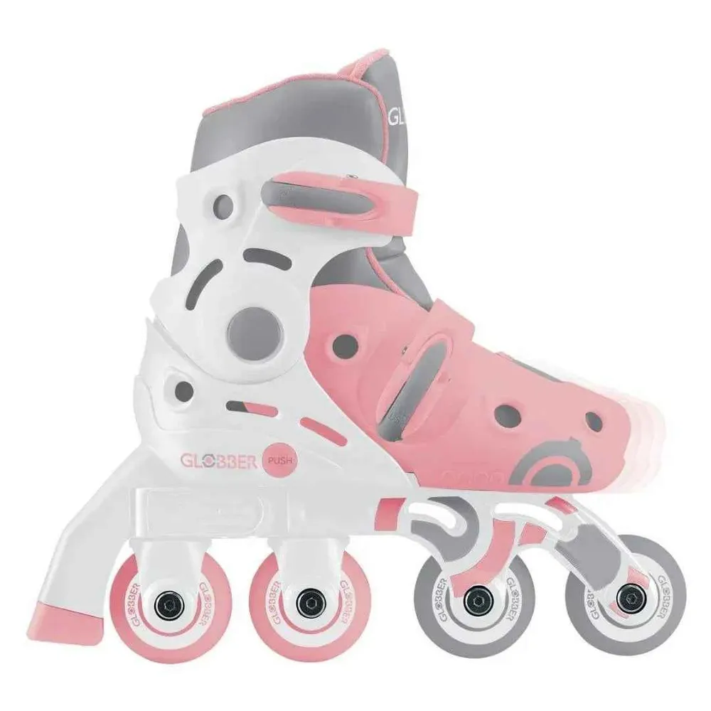 Globber® Roleri Learning 2u1 S/M: 30-33 Pastel Pink