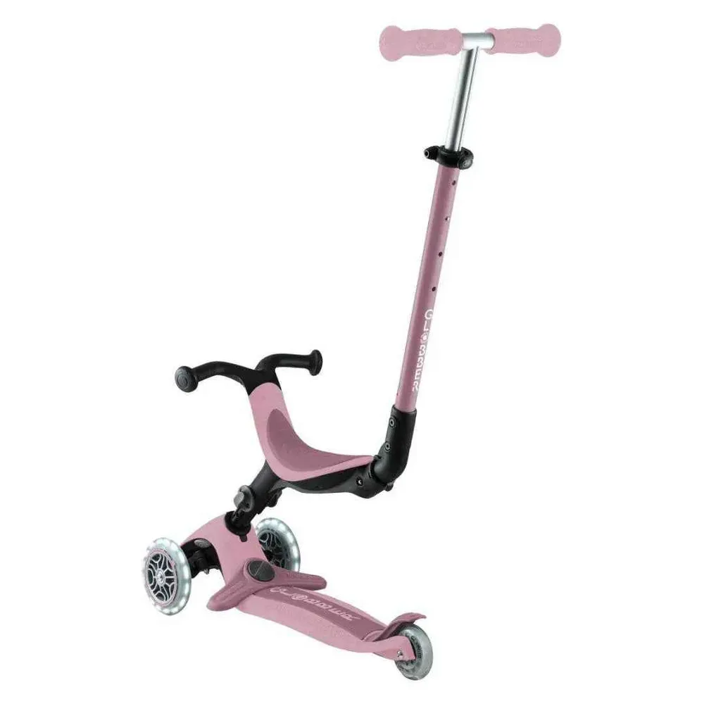 Globber® Sklopivi dječji skuter GO UP Active ECO s svjetlećim kotačima Berry