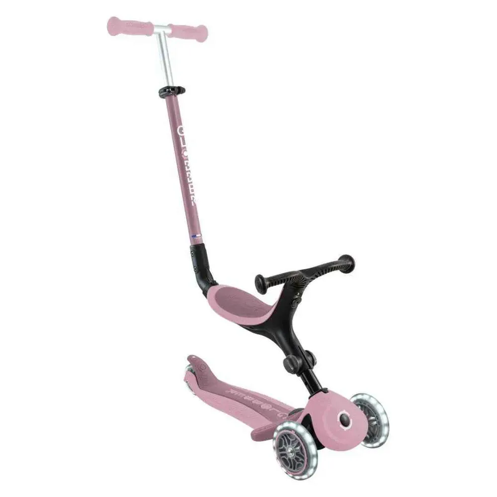 Globber® Sklopivi dječji skuter GO UP Active ECO s svjetlećim kotačima Berry