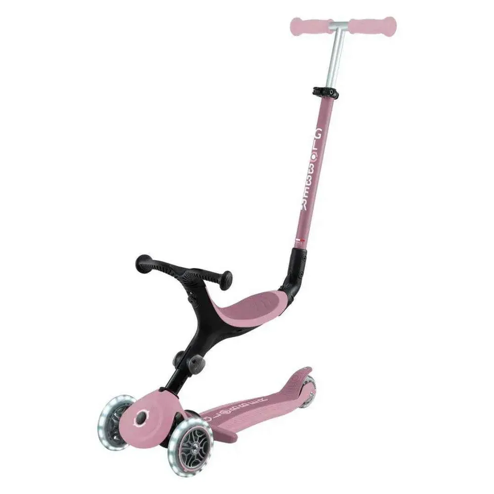 Globber® Sklopivi dječji skuter GO UP Active ECO s svjetlećim kotačima Berry