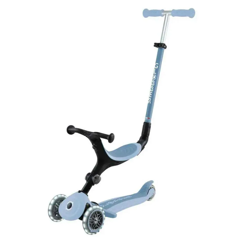Globber® Sklopivi dječji skuter GO UP Active ECO s svjetlećim kotačima Blueberry
