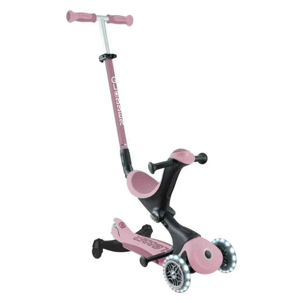 Globber® Sklopivi dječji skuter GO UP deluxe 360° s svjetlećim kotačima Berry