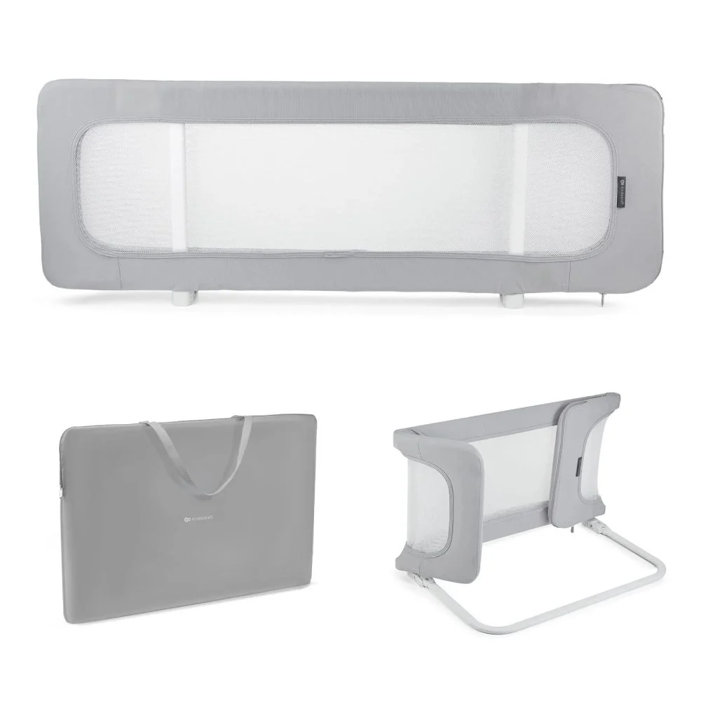Kinderkraft Guard & Dream zaštitna ograda za krevet 118x41x44 cm, Light Grey