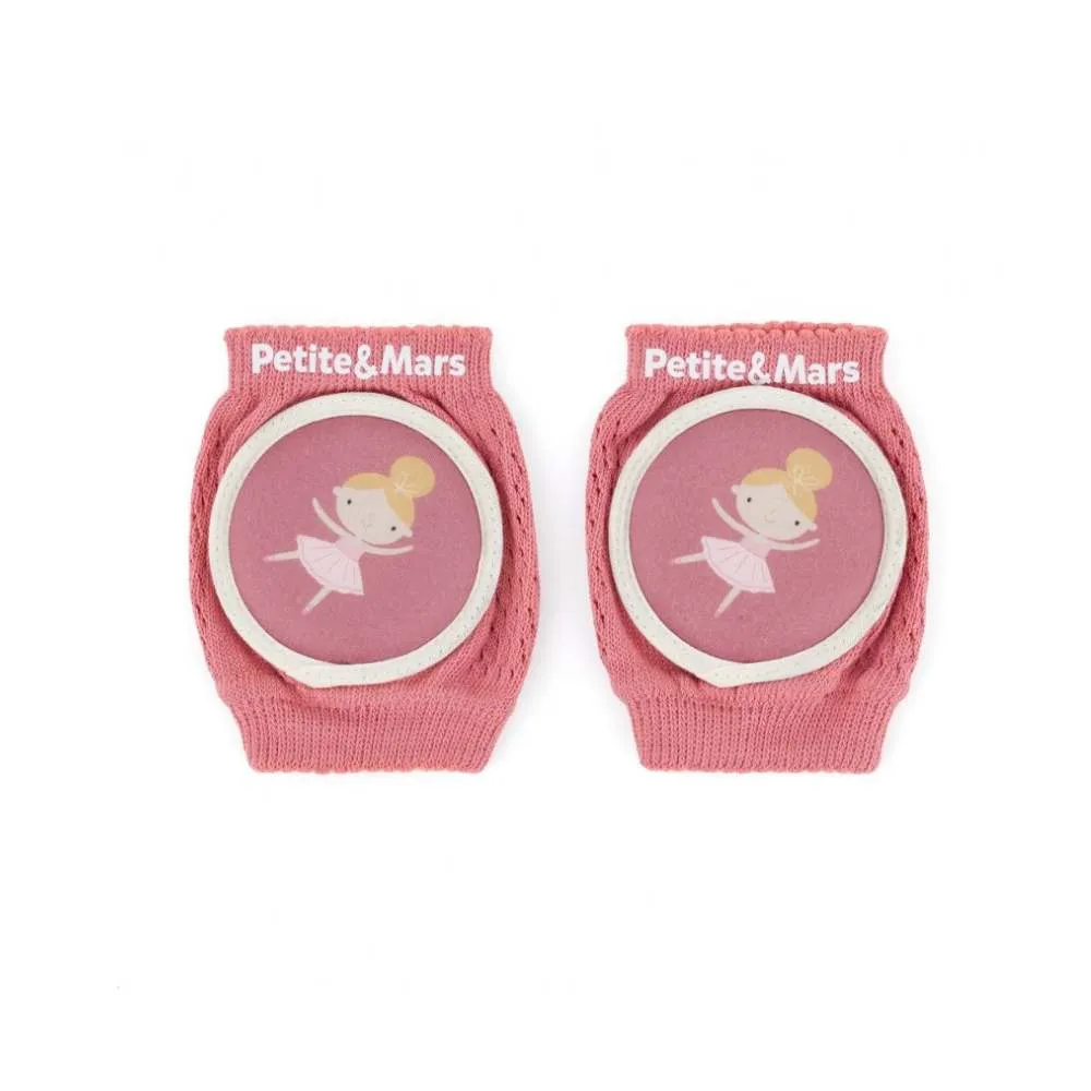 PETITE&MARS Zaštita za koljena za puzanje 6 m+ Follow, Dusty Rose