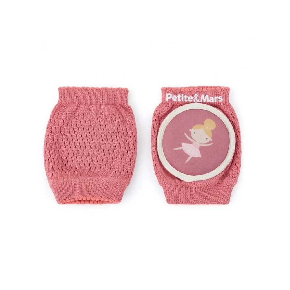 PETITE&MARS Zaštita za koljena za puzanje 6 m+ Follow, Dusty Rose