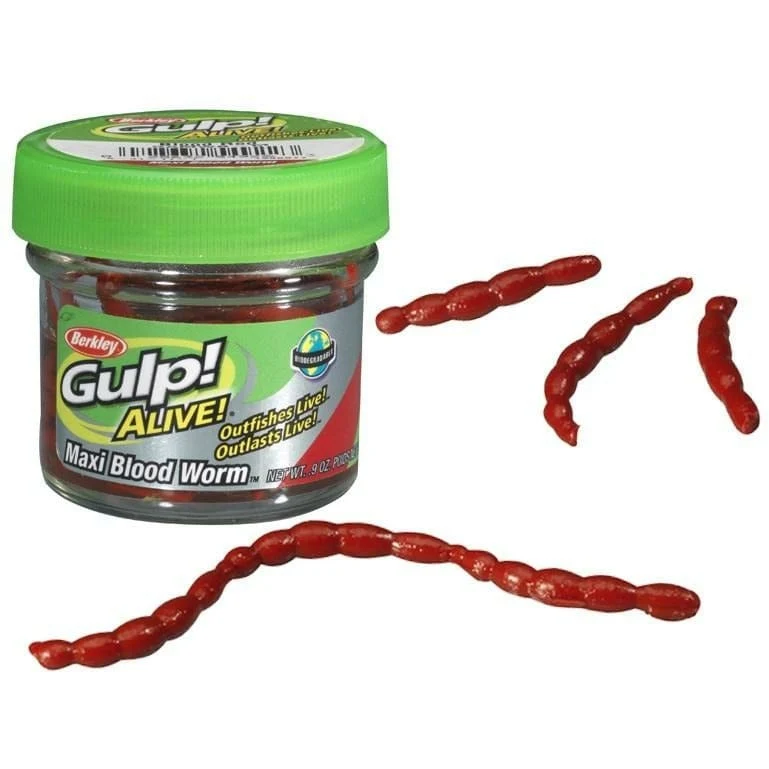 Berkley GULP! Alive Bloodworm 59g Red