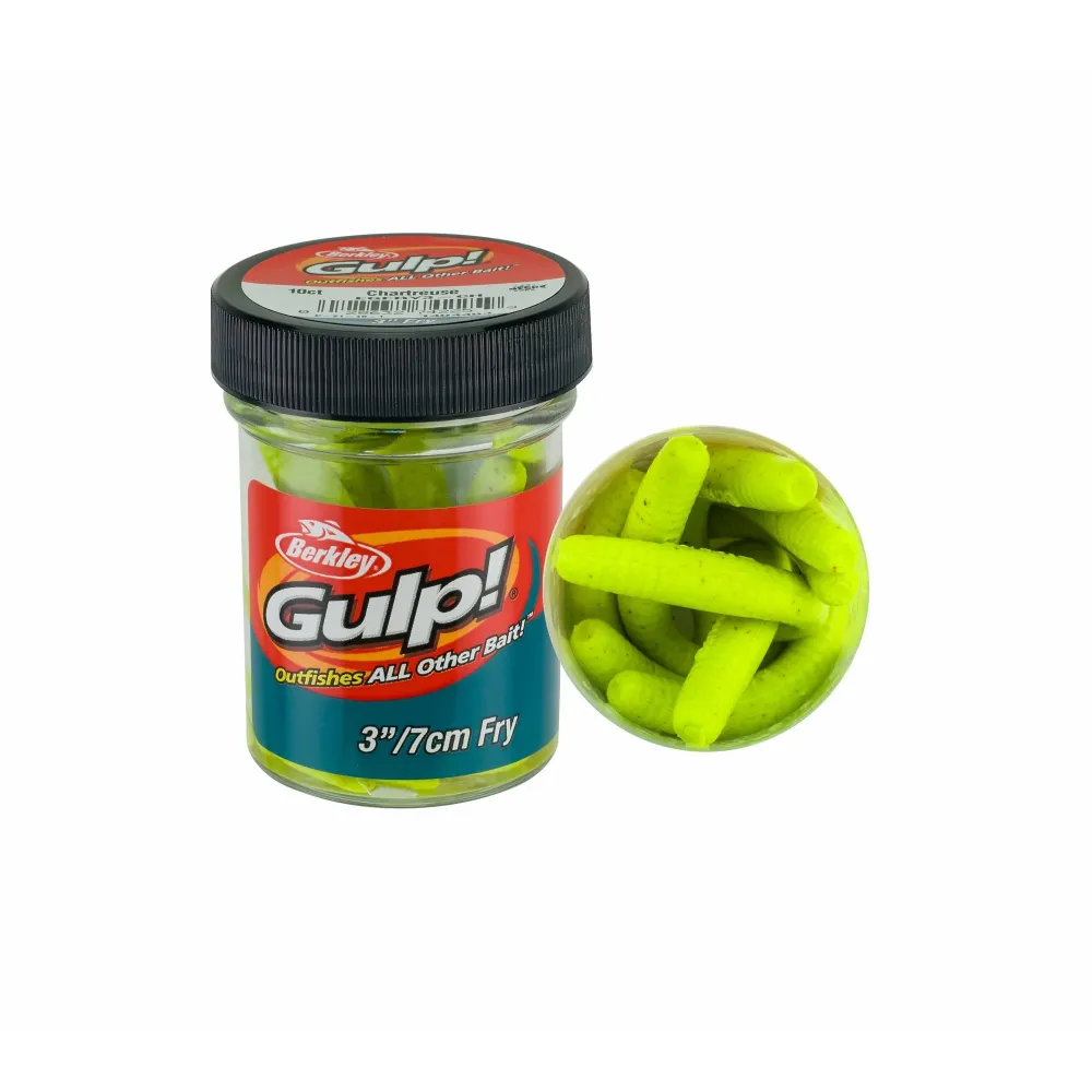 Berkley Gulp 2.0 Fry 8cm Chartreuse - 1404404