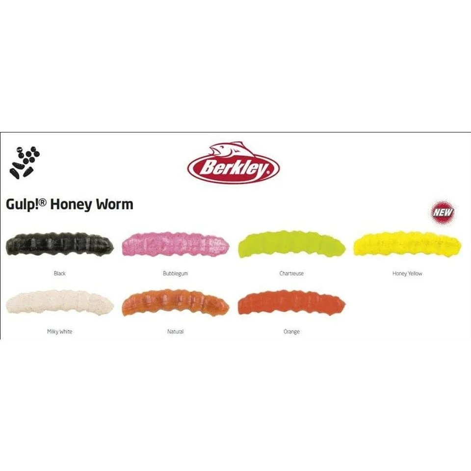 Berkley GULP! Honeyworm Natural 4.5cm 10pcs