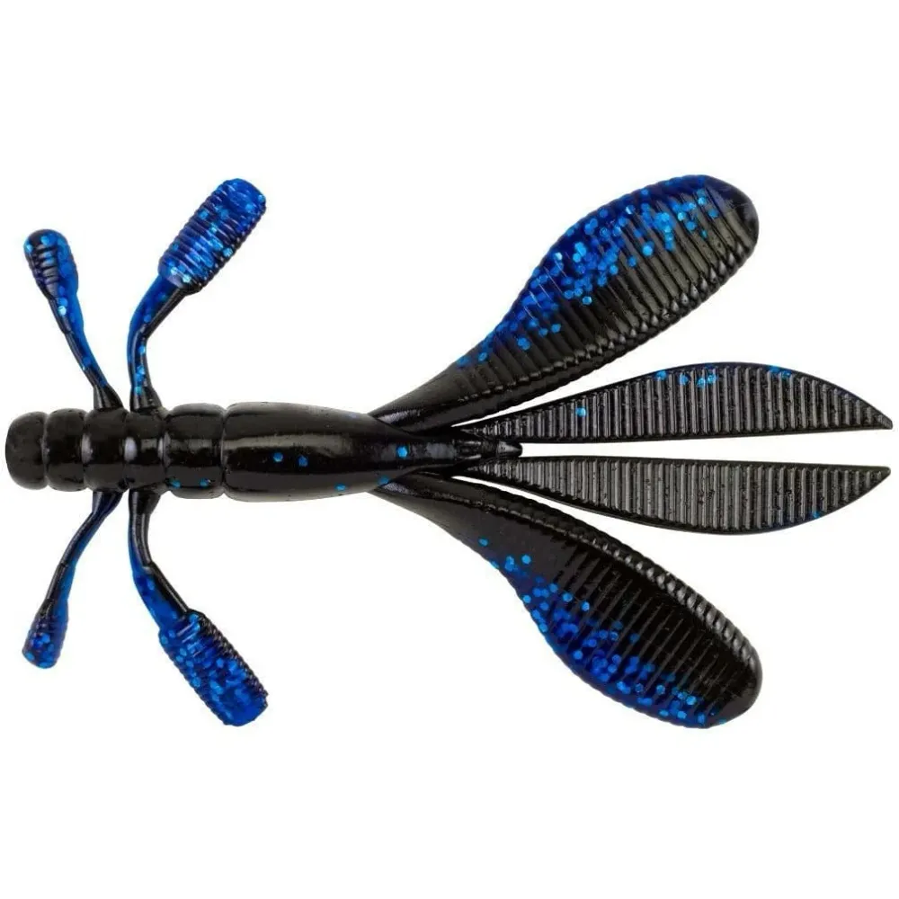 Berkley PowerBait Mantis Bug 10cm Black Sapphire 8pcs