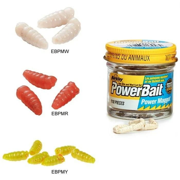 Berkley PowerBait Micro Power Maggots White