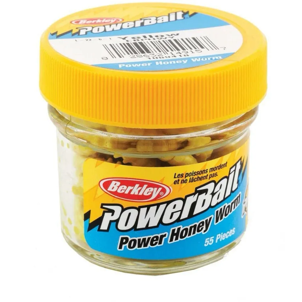 Berkley PowerBait Power Honey Worm 3cm Yellow - 1089418