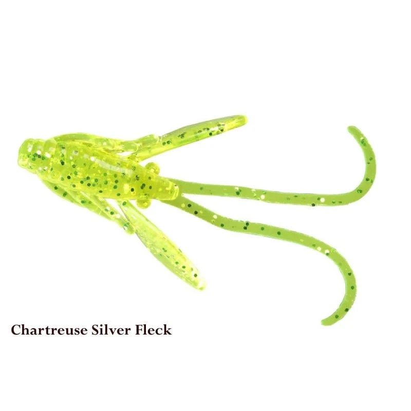 Berkley PowerBait Power Nymph 2.5cm Chartreuse Silver Fleck 1pcs