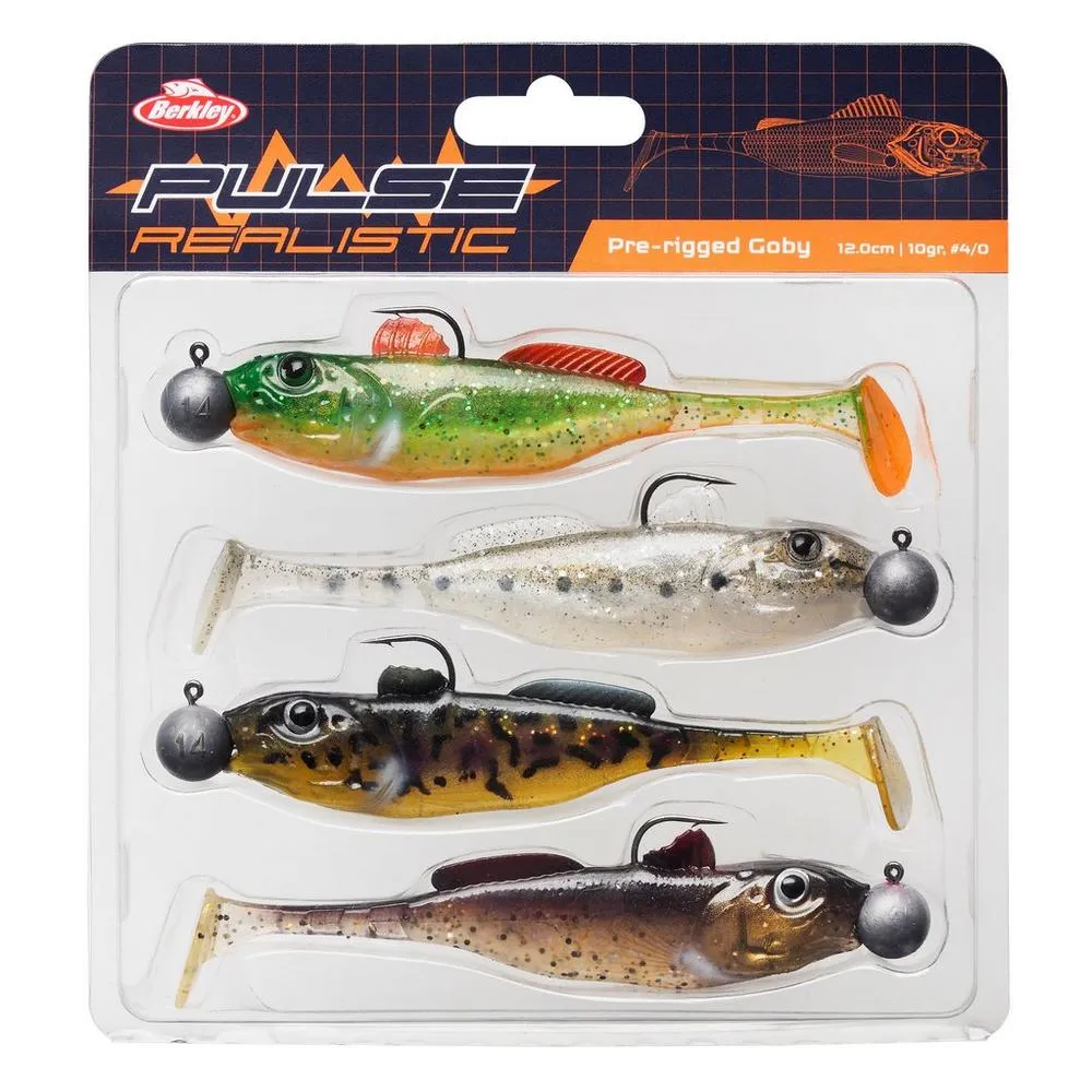 Berkley Pulse Realistic Goby 12cm 4pcs