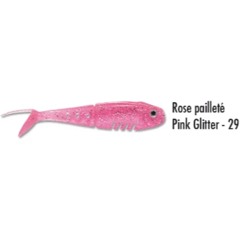 Delalande Buster Shad 7cm Pink Glitter