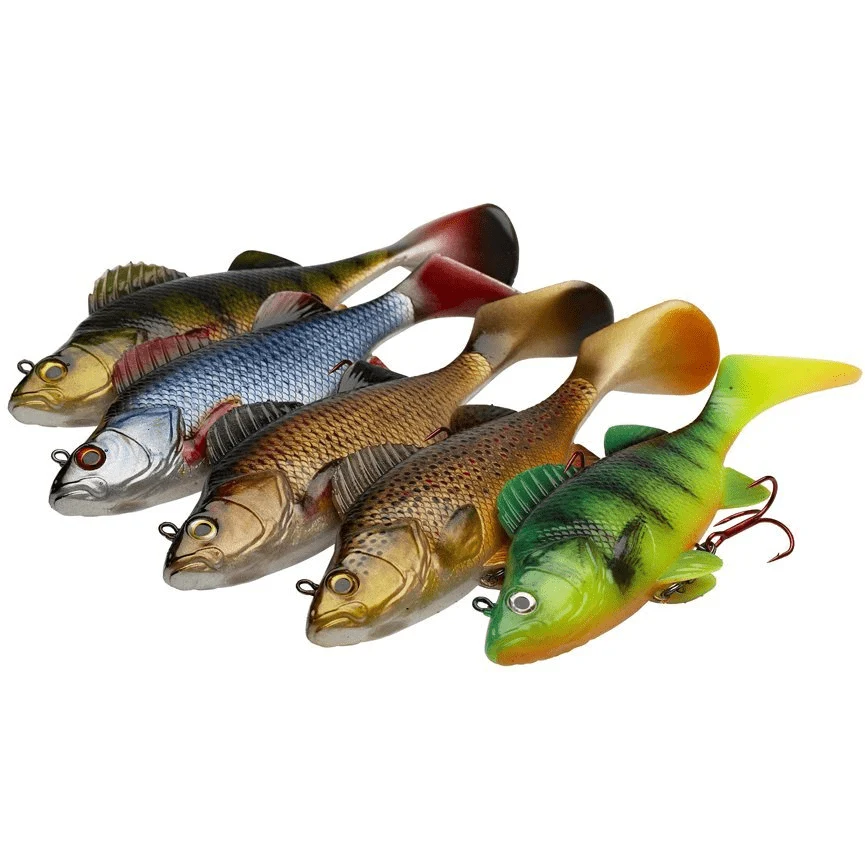 EFFZETT Natural Perch Paddle Tail 14cm 47g Roach
