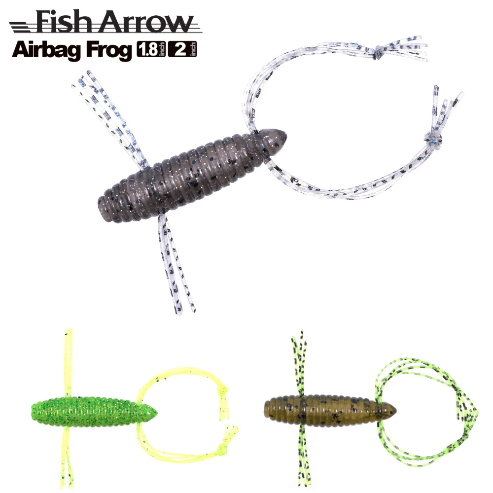 Fish Arrow Air Bag Frog 1.8" 2g Soft Lure