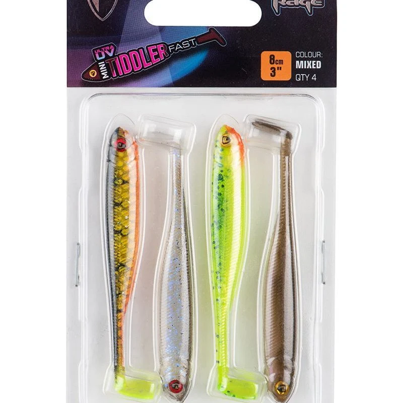 Fox Rage Mini Tiddler Mixed Colour Pack 4pcs NP WS EF LT