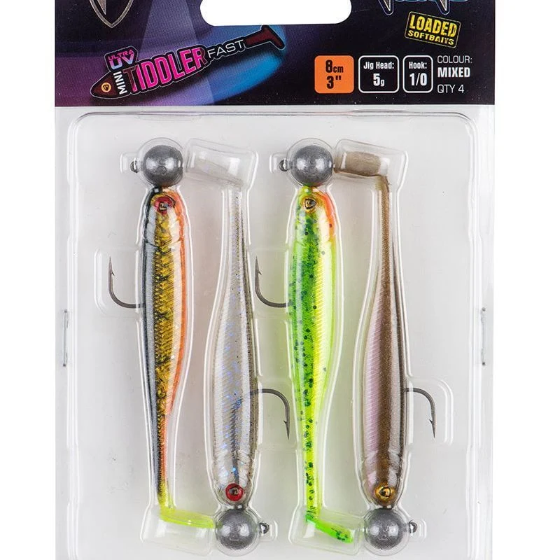 Fox Rage Mini Tiddler Mixed Colour Pack Loaded 4pcs