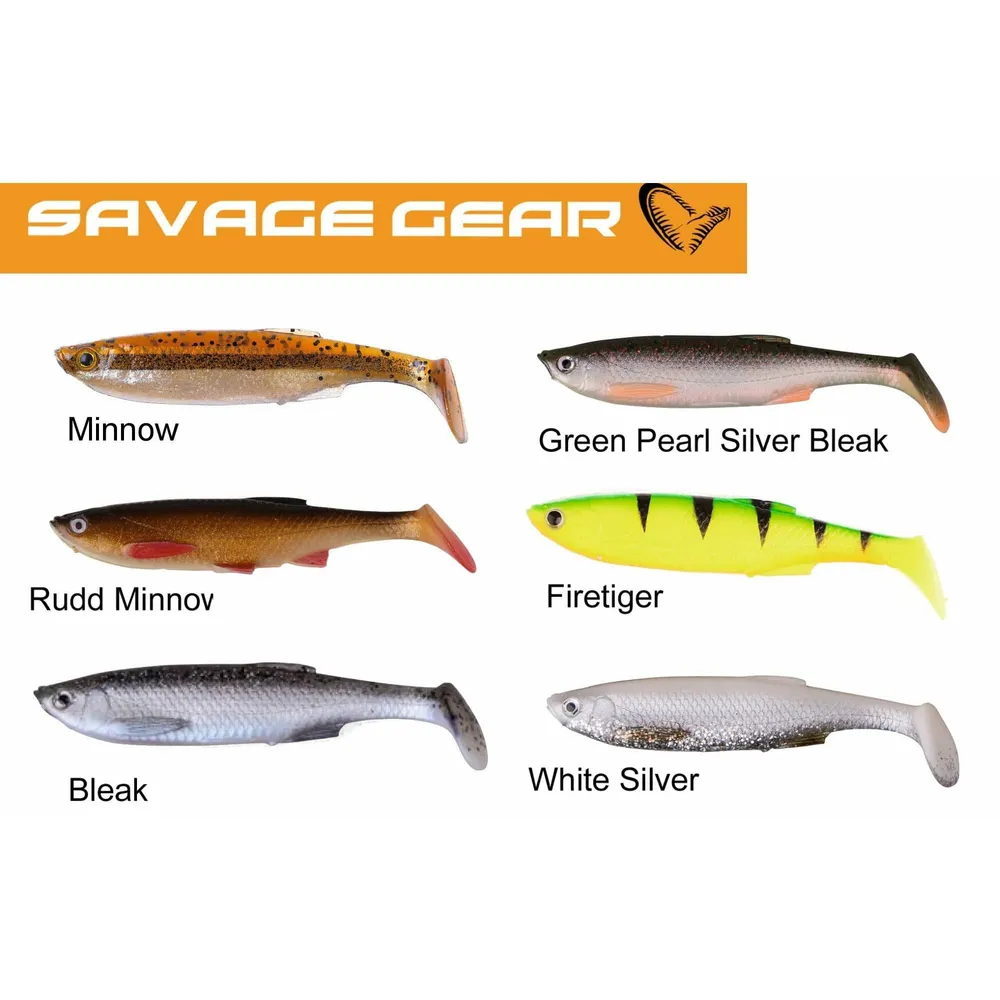 Savage Gear LB 3D Bleak Paddle Tail 10cm 8g White Silver
