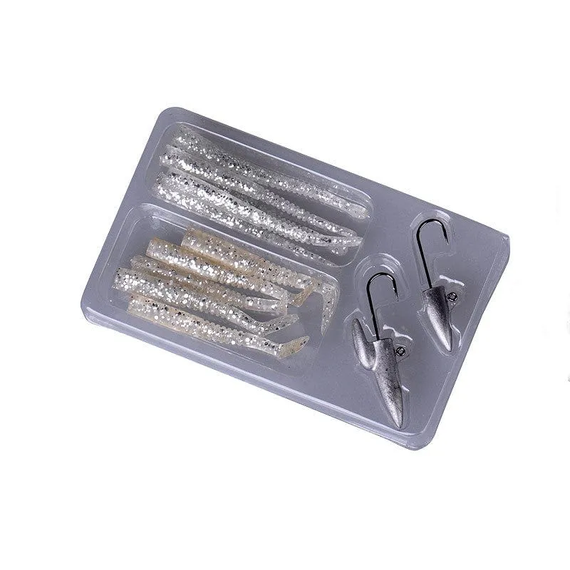 Savage Gear LRF Micro Sandeel Kit 12pcs Silver