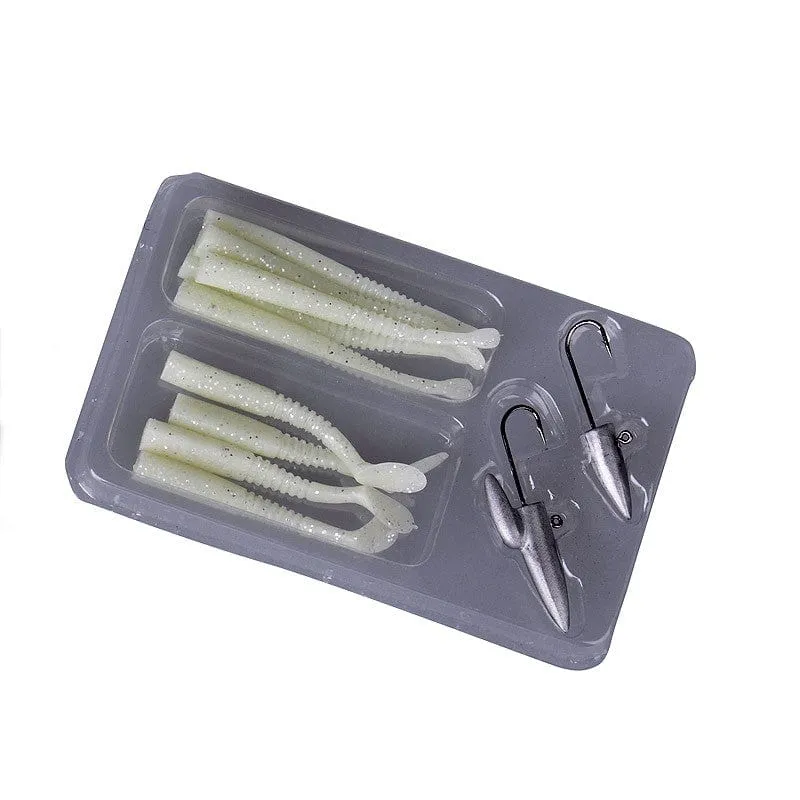 Savage Gear LRF Micro Sandeel Kit 12pcs Glow