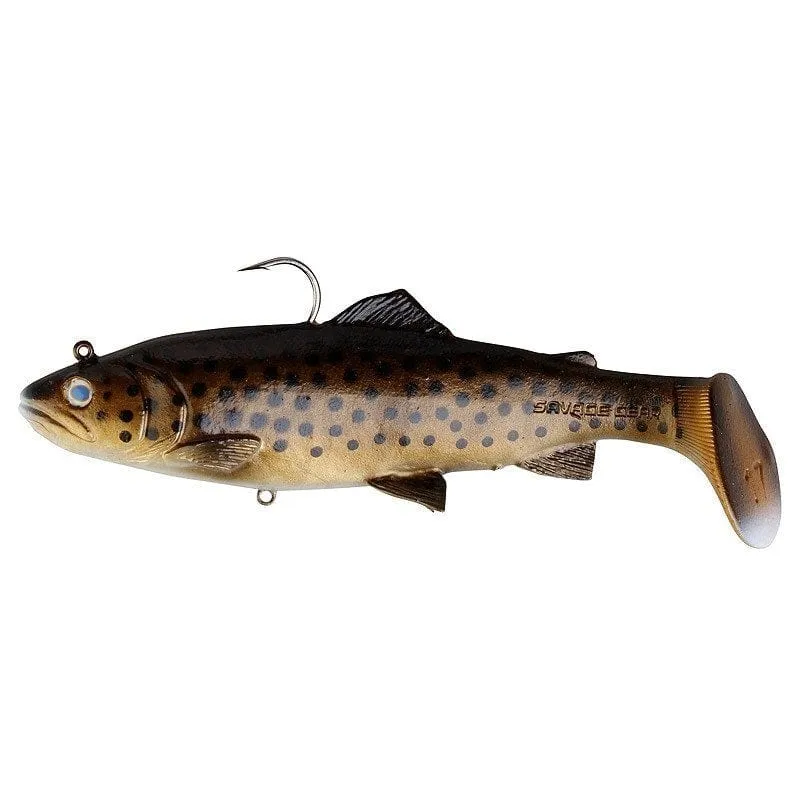 Savage Gear Trout Rattle Shad 12.5cm 35g 03 - Dark Brown Trout