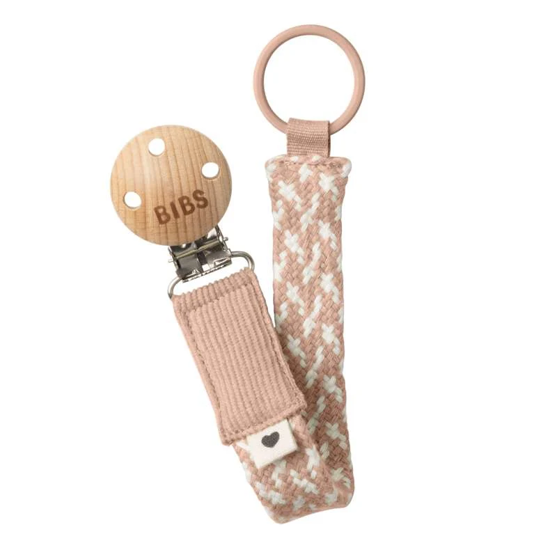 BIBS Dodaci - Paci Braid Suttesnor - Ružičasta/Ivory
