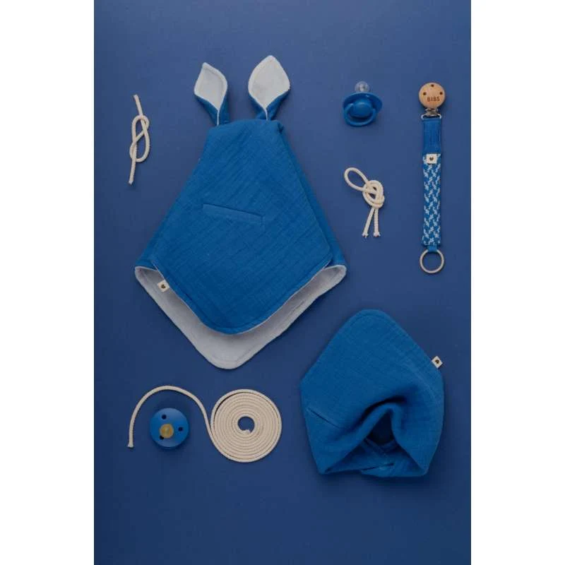 BIBS Dodaci - Paci Braid držč dude - Plavi kukuruz/Prašnjavi plavi