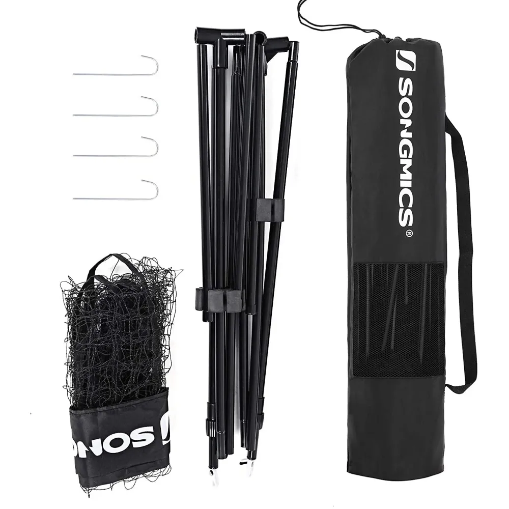 mrež za badminton 400x155 cm, crna