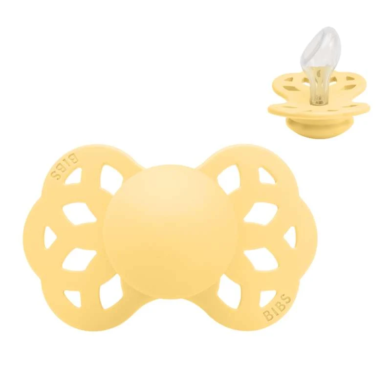 BIBS Anatomisk Infinity Sut - Str. 2 - Silikone - Pale Butter