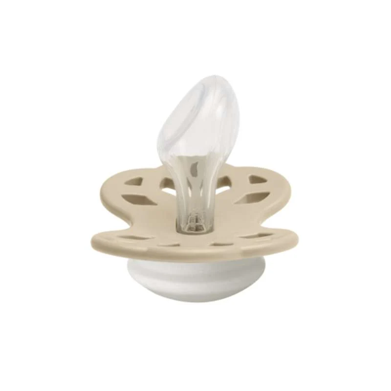 BIBS Anatomisk Infinity Sut - Str. 2 - Silikone - GLOW - Vanilla