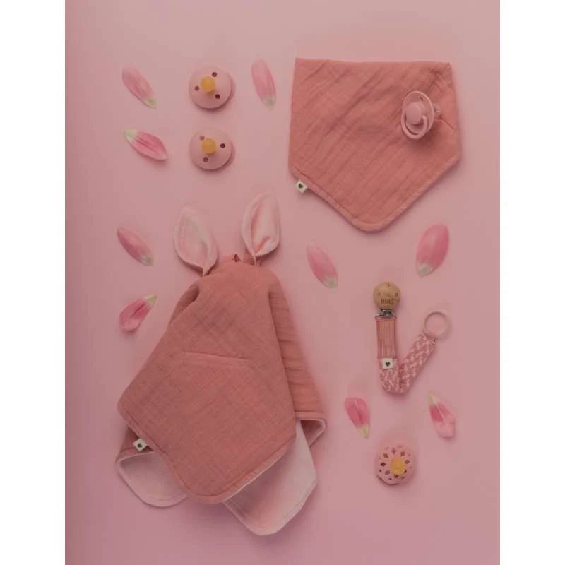 BIBS Dodaci - Paci Braid Neka žica - Prašnjavo ružičasta/Bebe ružičasta