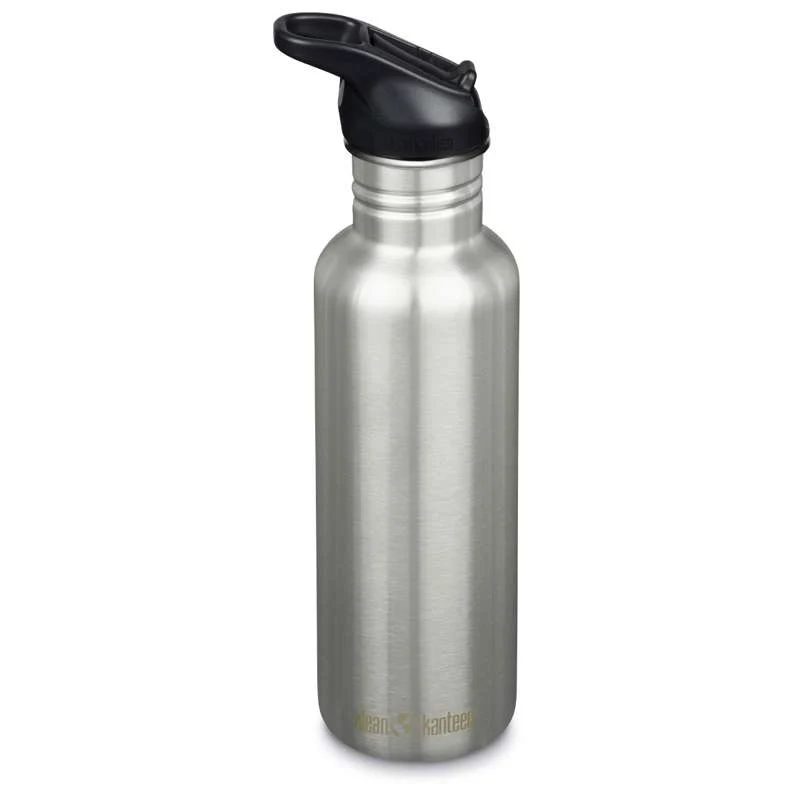 Klean Kanteen Classic Drikkedunk - Flip/Seal SportCap - 800ml - Brushed Stainless