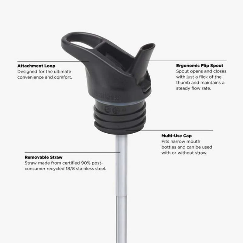 Klean Kanteen Classic Drikkedunk - Flip/Seal SportCap - 532ml - Crystal Sky