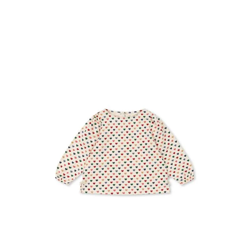 Konges Sløjd Drey T-shirt s prorezom - GOTS - Coeur Coloré