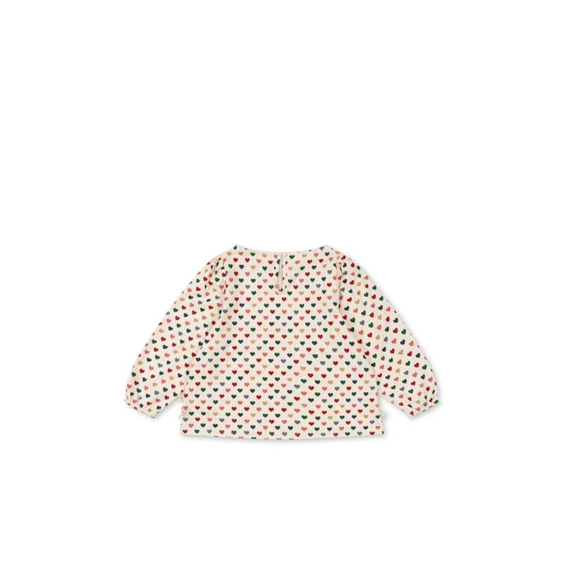 Konges Sløjd Drey T-shirt s prorezom - GOTS - Coeur Coloré