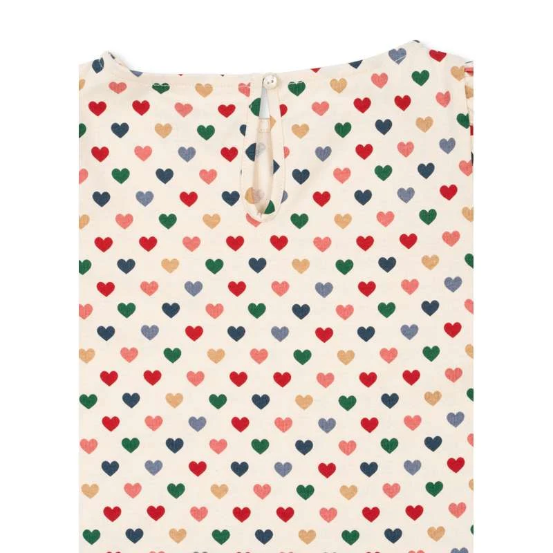 Konges Sløjd Drey T-shirt s prorezom - GOTS - Coeur Coloré