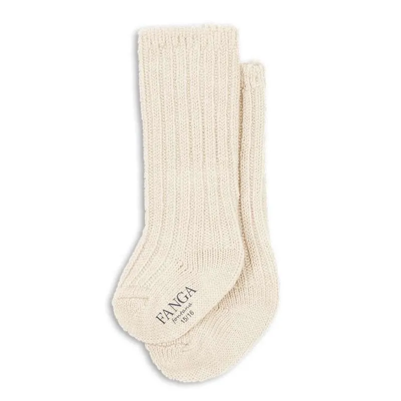 Fanga Fontana Lana - Sokker - Tykke - Strik - Off White Melange 15