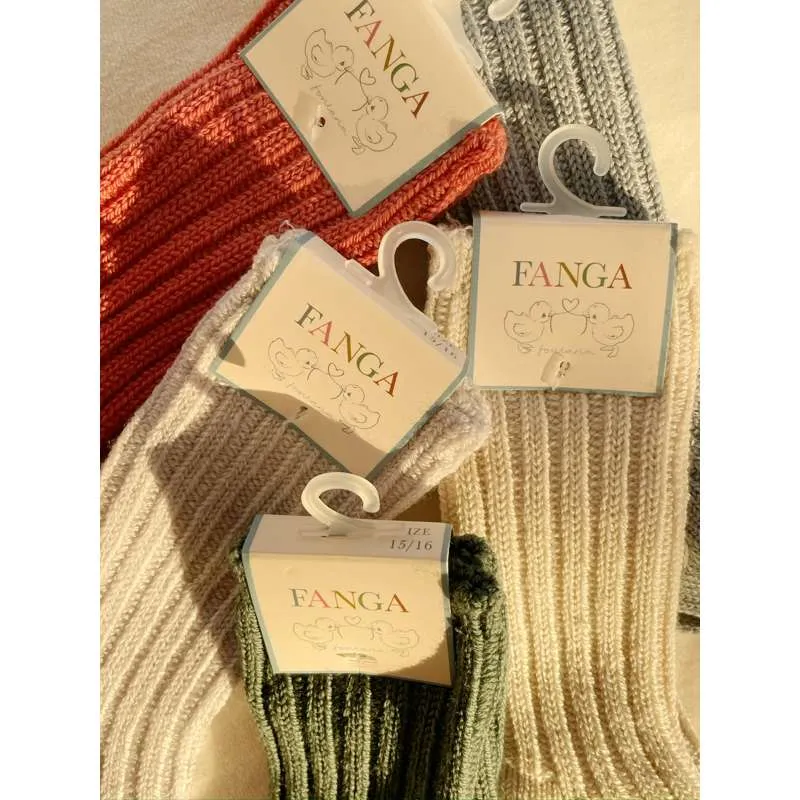 Fanga Fontana Lana - Sokker - Tykke - Strik - Off White Melange 15
