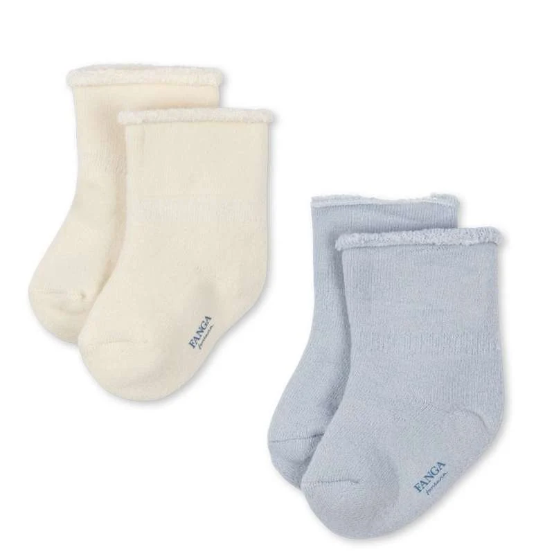 Fanga Fontana Vicino Sokker - Plys - 2-pak - Slate Dawn 15