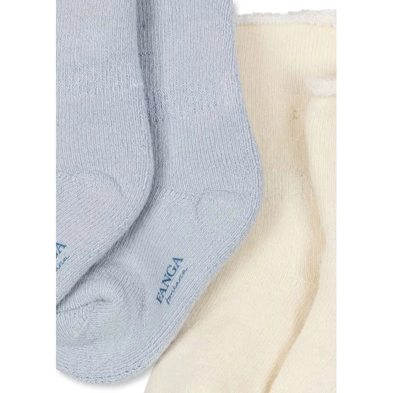 Fanga Fontana Vicino Sokker - Plys - 2-pak - Slate Dawn 15