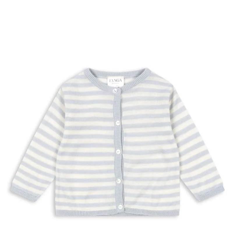 Fanga Fontana Venti Cardigan - Strik - GOTS - Pewter Dawn 3m