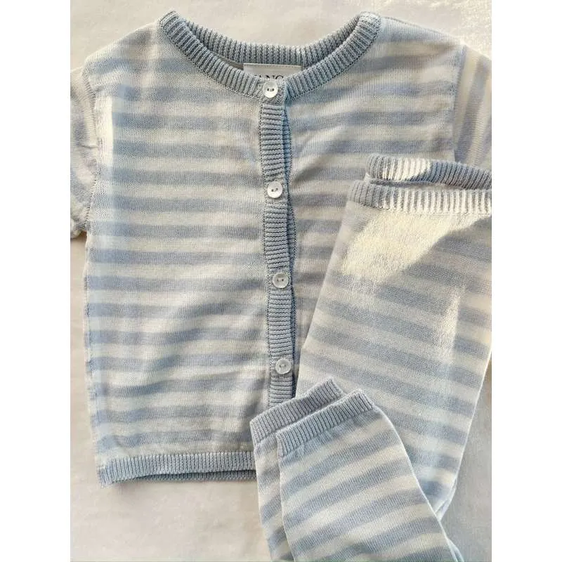 Fanga Fontana Venti Cardigan - Strik - GOTS - Pewter Dawn 3m