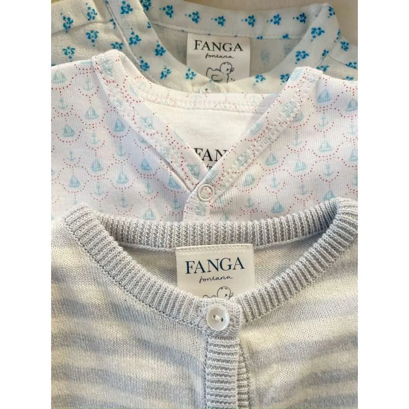 Fanga Fontana Venti Cardigan - Strik - GOTS - Pewter Dawn 3m