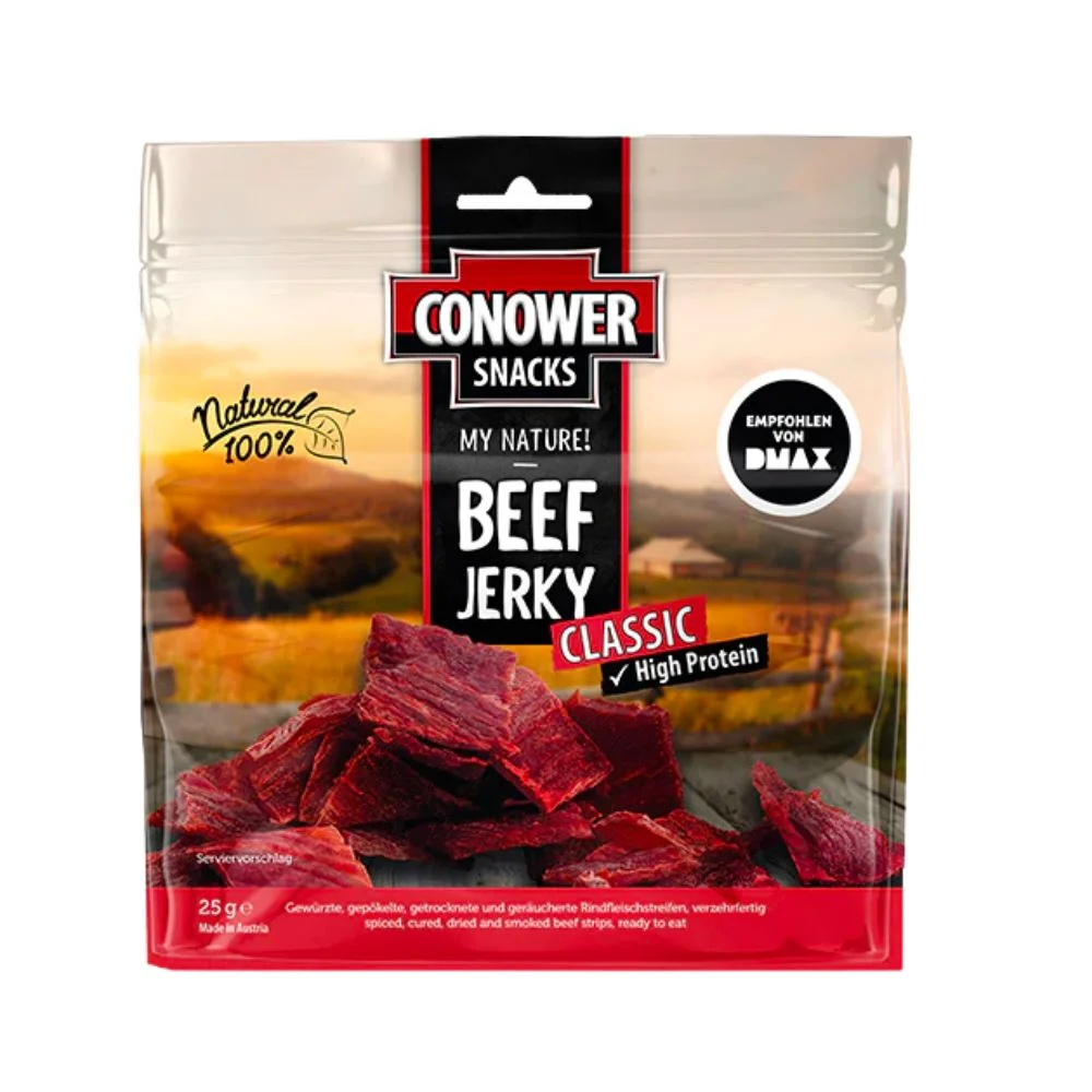 Conower Snacks Beef Jerky Classic, sušena govedina od 25g