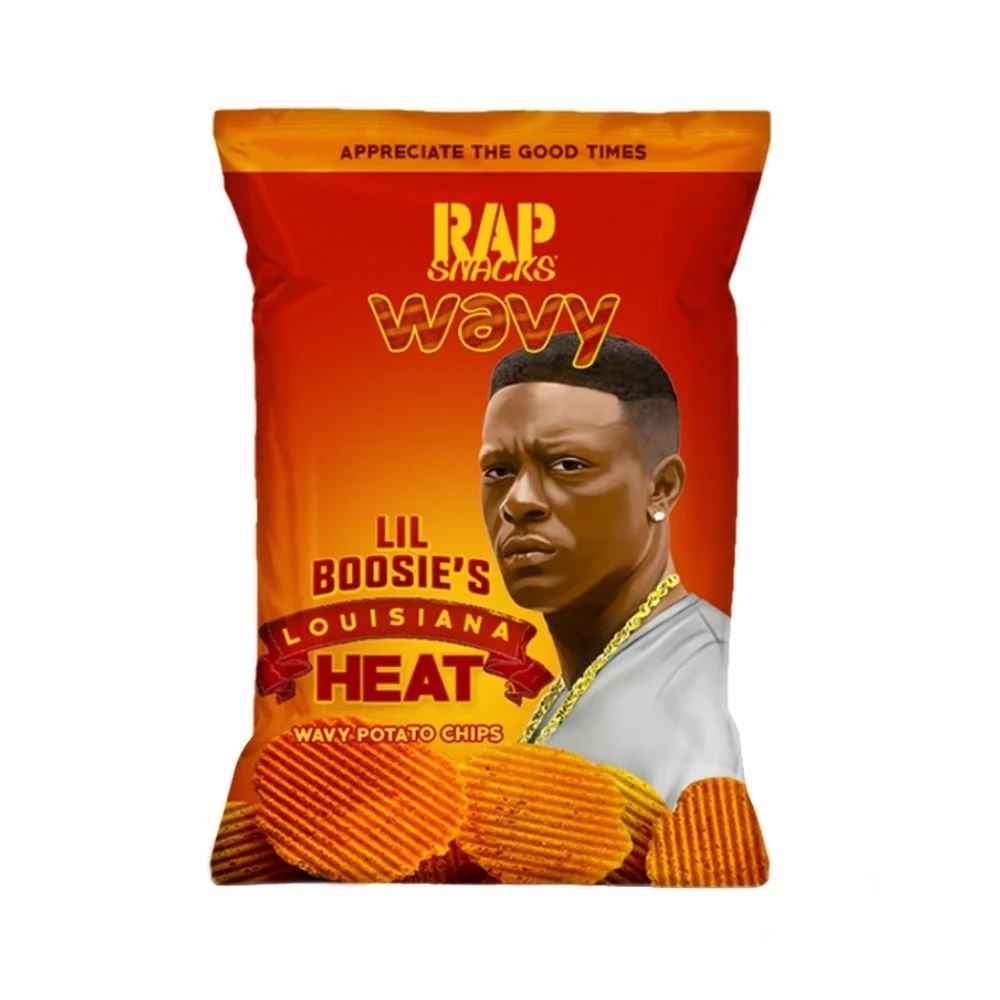 Rap Snacks Wavy Lil Boosie's Louisiana Heat, ljute čips grickalice od 28g