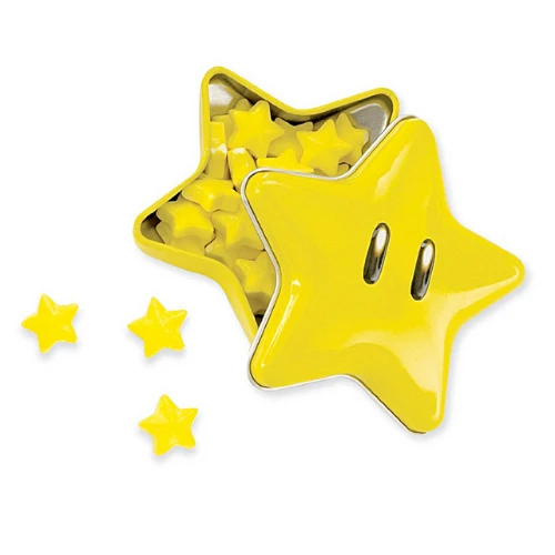 Boston America Nintendo Super Star, pakiranje voćnih bombona u obliku Super Mario zvijezde od 17g
