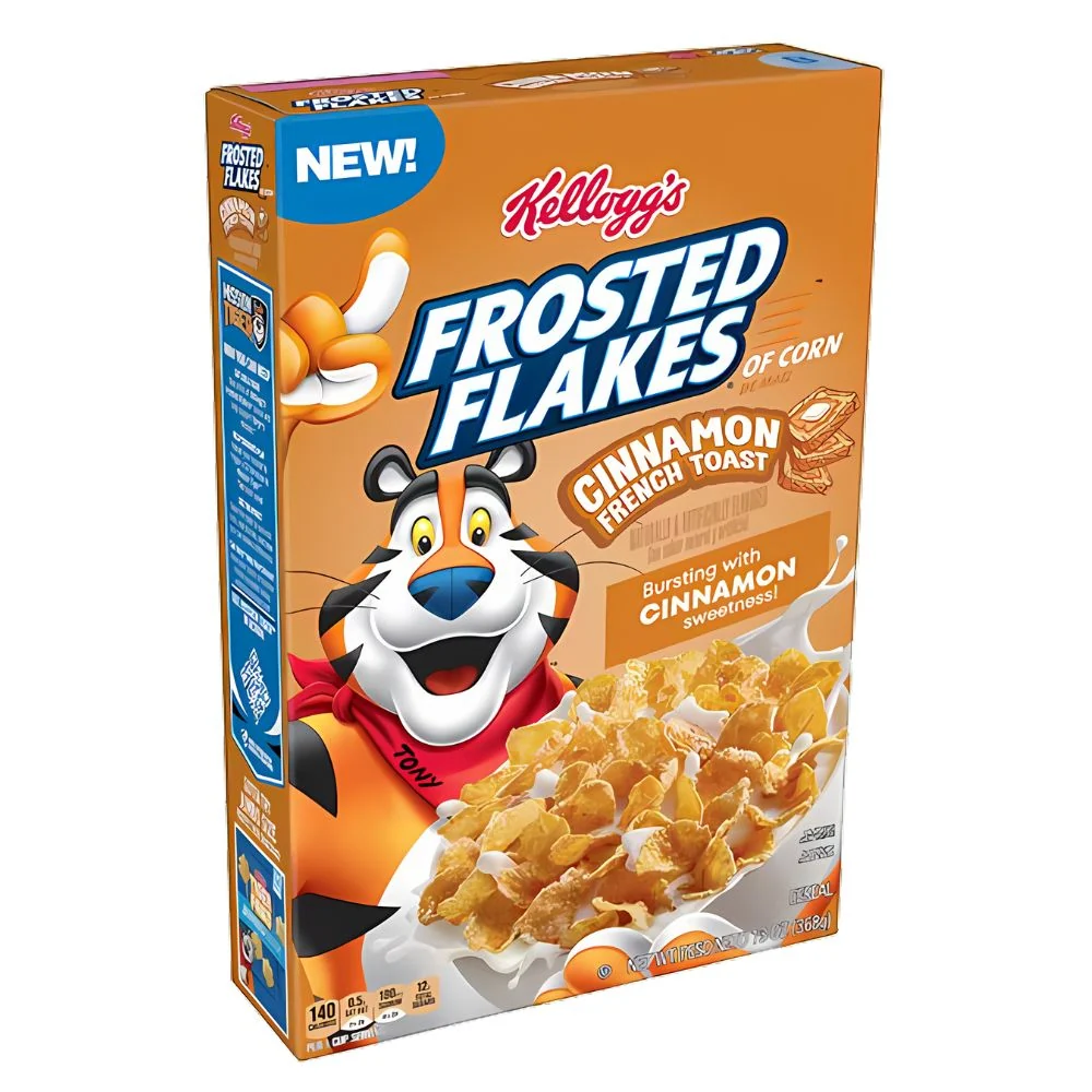 Kellogg’s Froasted Flakes Cinnamon French Toast, kukuruzne pahuljice s okusom francuskog tosta s cimetom od 329g